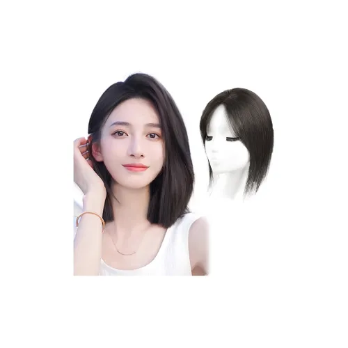 MUYAN Фигурка Eight Bangs Заправка Парики Для Женщин Естественный Мокко 30 см