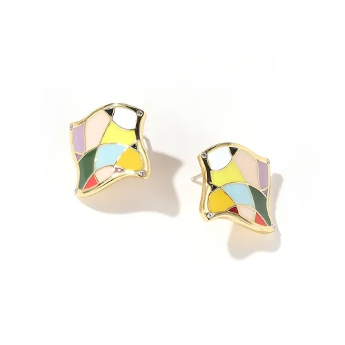 DORIES BOX Серьги-гвоздики из медного стерлингового серебра 925 пробы для женщин