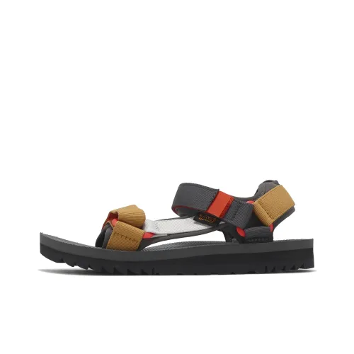 Teva Пляжные сандалии Серый Коричневый Мужской