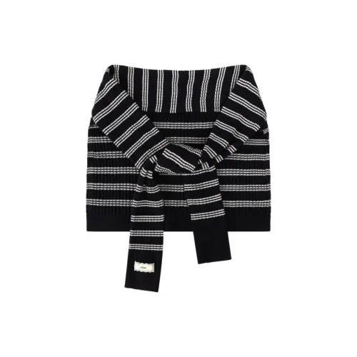 CHUU Полиэстер Палантины Женские Синие Полосы Узор