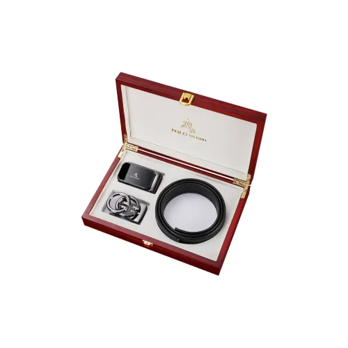 POLOMEISDO Ткань из коровьей кожи ремешок Бизнес High End Бренд Включает Мужскую коробку для ремня Мужской 3,5CM