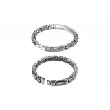 Двойной браслет с головой дракона + Column (1 пара)