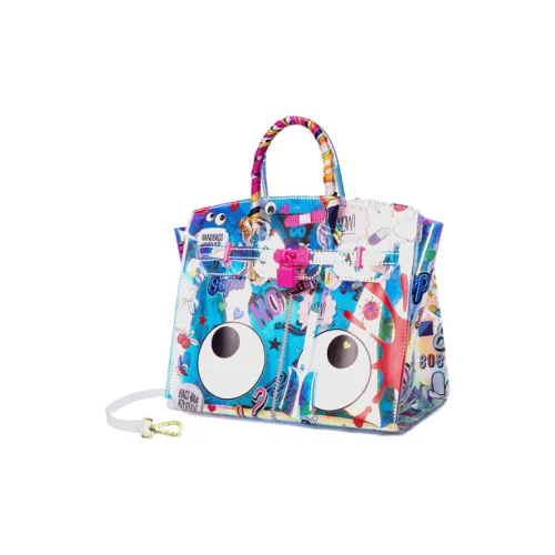 EYE THEME PVC Сумка Женская Многоцветная Белая