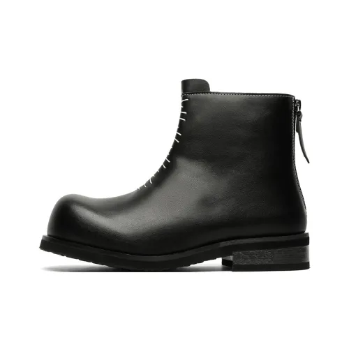 WEISHIBANGWEI Ботильоны Мужские Черные