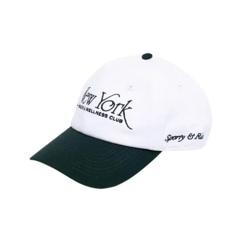 SPORTY RICH Хлопковые кепки Женские Белые