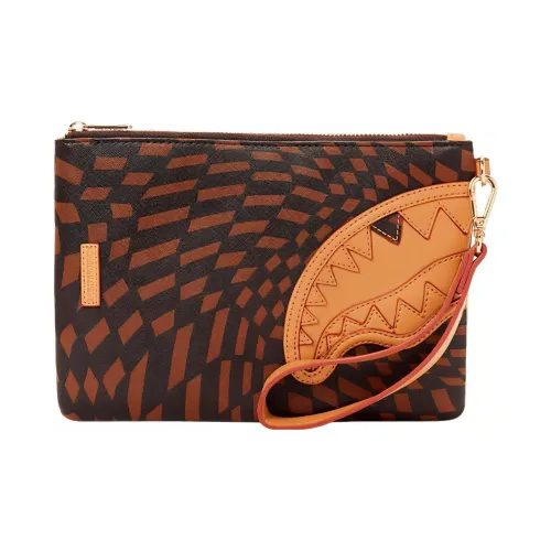 SPRAYGROUND PVC клатч стандартный унисекс коричневый