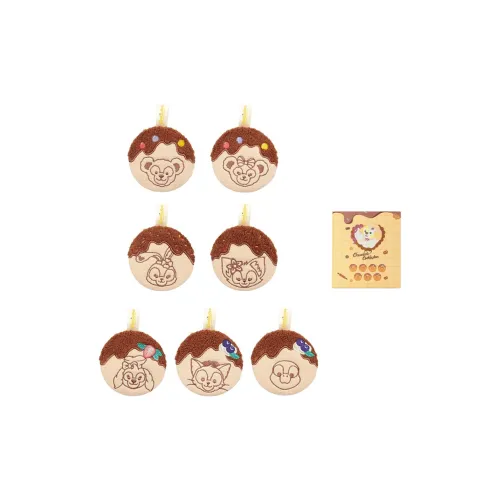 Disney Shanghai Disney CookieAnn Chocolate Workshop Collection Подставка Слепые коробки Один Mystery Коробка Целая коробка 7 шт