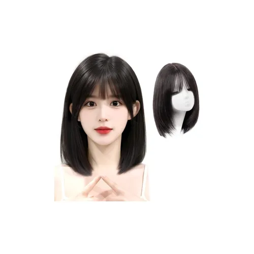 MUYAN Легкая парик с челкой Набор для женских Естественный Мокко