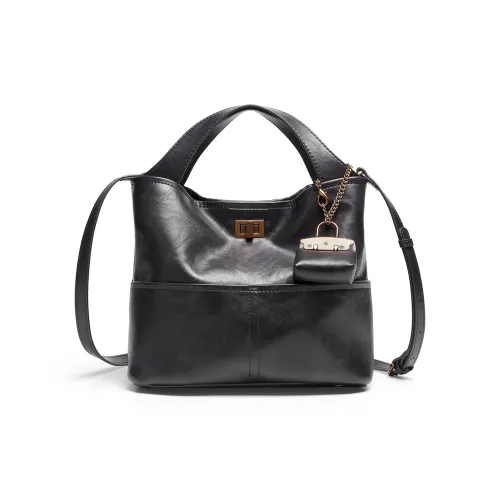 Mulinsen Полиуретан PU Кожа Плечевая Сумка Стандартная Женская Эбеновое Дерево