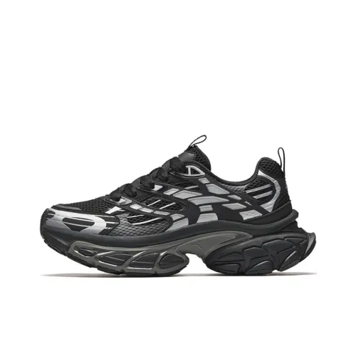 ANTA Casual Низкий Топ Черный Серебряный Мужской