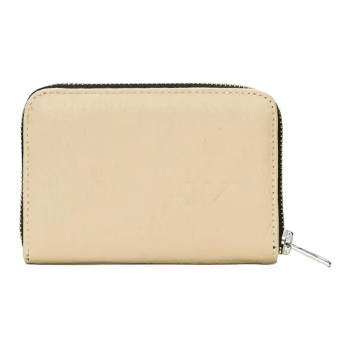 CALVIN KLEIN Кожа Кошелек Маленький Женский Песочный