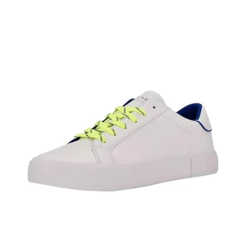 Calvin Klein Низкие Кроссовки для Скейтбординга Мужские Белые Зеленые
