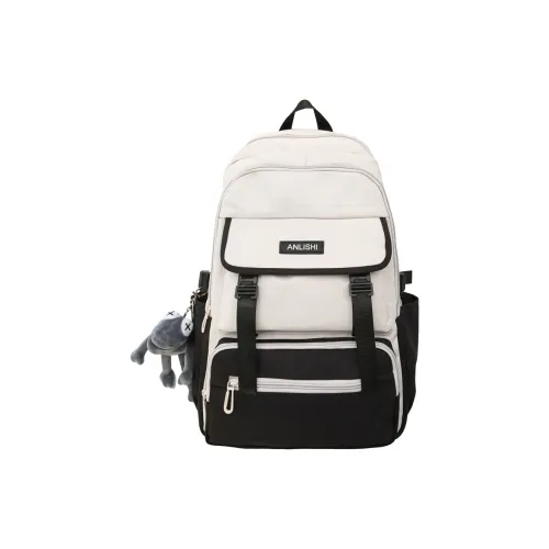 GOBLIN SHARKS 1759 Нейлон Рюкзак Стандартный Унисекс Белый Черный Чисто Черный Белый Серый Белый Коричневый