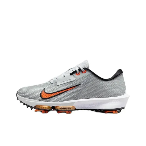 NIKE INFINITY Tour 2 Противоскользящая Устойчивая к истиранию Низкий Топ Обувь для гольфа Мужская Белый Оранжевый