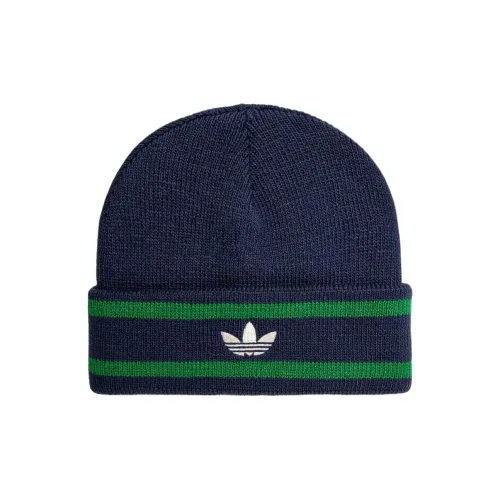 Adidas Акриловые шапки-бини Мужской Морской синий