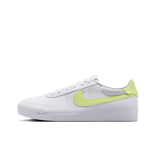 Nike Slip-resistant Abrasion-resistant Low-top Skateboard Shoes Men's White Найк Slip-resistant Abrasion-resistant Низкие кеды для скейтбординга Мужские Белые