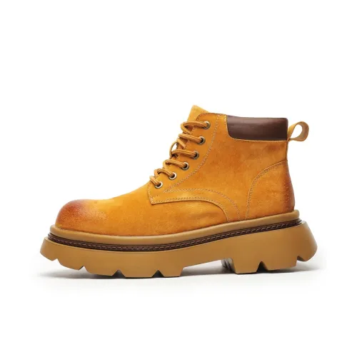 Chi Wolf Короткий Мартин Ботин Мужской Желтый