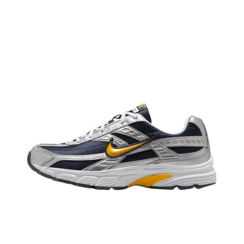 Nike Initiator Износостойкие Дышащие Поддерживающие Низкие Кроссовки для Бега Мужские Серебряные
