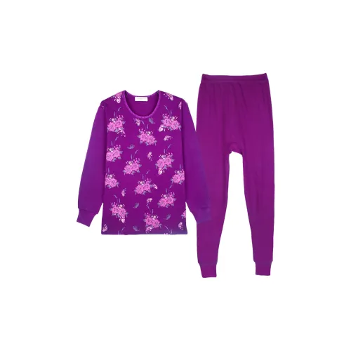 Cotton Gene Термический Комплект Женский Богатый Фиолетовый