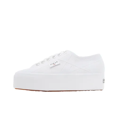 SUPERGA x Alaia Низкие Кроссовки для скейтбординга Женские Белые