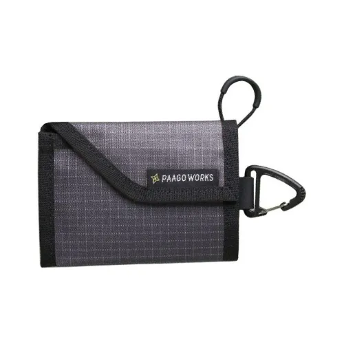 PAAGO WORKS Nylon Кошелек Мини Унисекс Черный