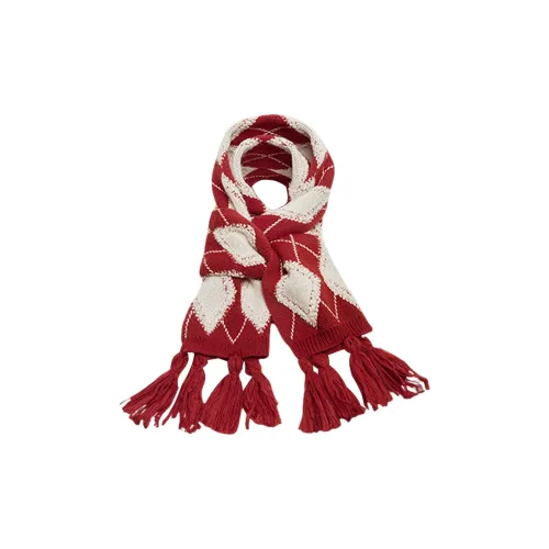 Youyoulan Полиэфирный трикотаж Шарфы Женские