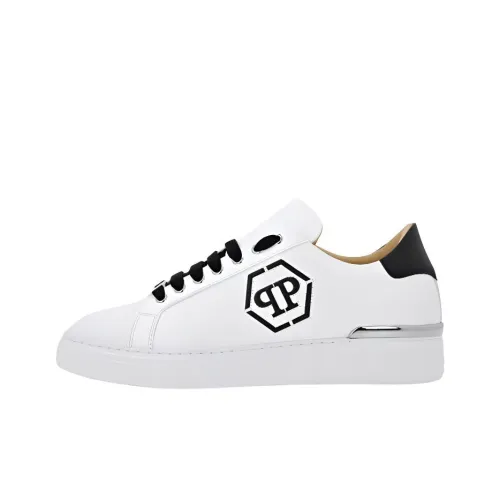 PHILIPP PLEIN Hexagon Low Топ Скейтборд Кроссовки Мужские Белые