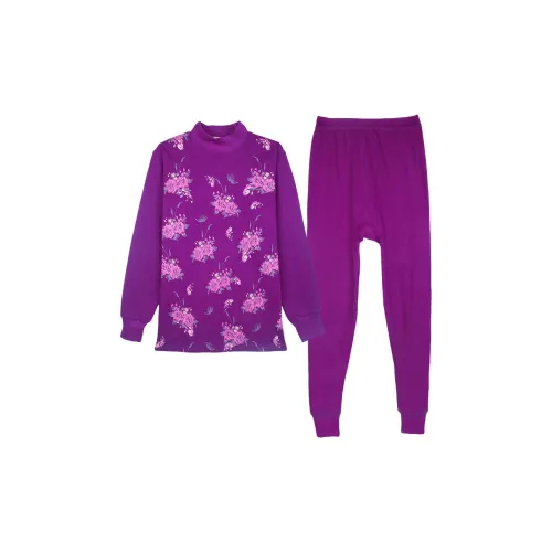 Cotton Gene Термический Комплект Женский Богатый Фиолетовый