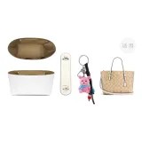 Экрю Ежедневные прокладки + Бумага DuPont Подкладка + Медвежонок Украшение