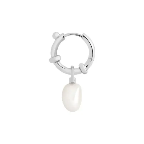 Maria Black Пресная вода Baroque Pearl Переработанный Серебряный Серьги из серебра с родиевым покрытием Women's Silver
