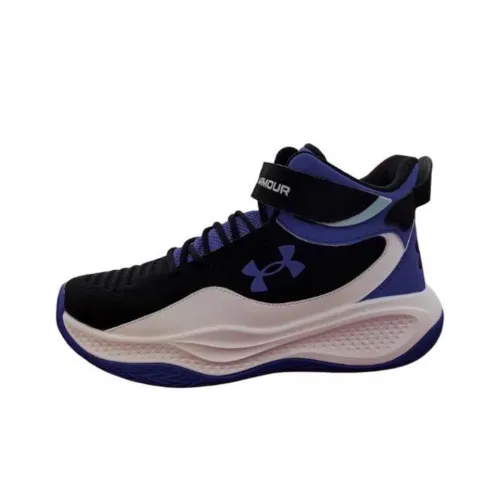 Under Armour Детская беговая обувь Low Top Черный/Белый Школьный возраст