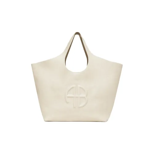 Anine Bing Коровья кожа Тоут Сумка Сумка для покупок Сумка Большая Женская Песочный Пеббл