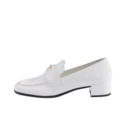 PRADA Лоферы 3,5 см Женские Белые