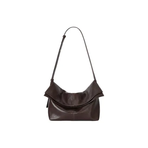 CASSILE Овчина Сумка на плечо Женская Шоколад