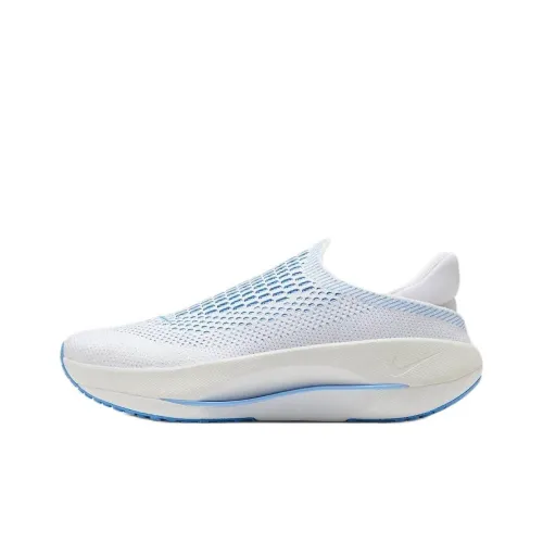 Nike Reina EasyOn Slip Resistant Abrasion Resistant Low Топ Кроссовки для тренировок Женские Белые Синие
