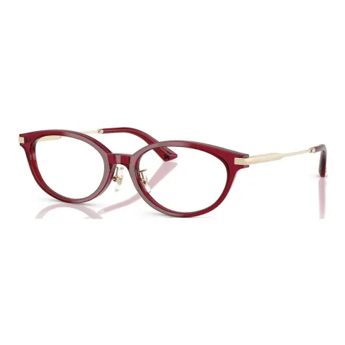 Jimmy Choo Ацетатные овалные оправы для очков женские красные