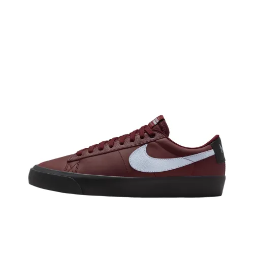 Nike SB Blazer Повседневный Низкий Топ Красный Коричневый Мужской