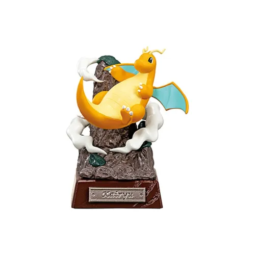 RE MENT Покемон Карман Статуя Дракон Тип Миниатюрный Сценарий Слепые Коробки Один Mystery Коробка Целая Коробка 6 шт