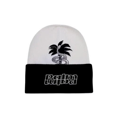 PALM ANGELS Полиэстер Wool Beanies Мужской Черный