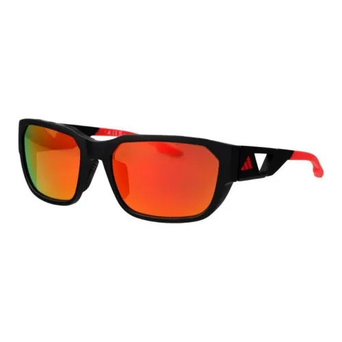 Adidas Ацетатные Квадратные Солнцезащитные Очки Мужские Черные