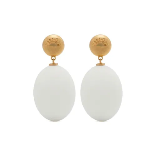 MOSCHINO Смола Серьги из лата Женские Белые