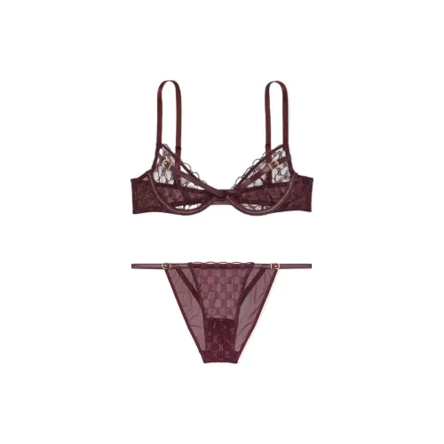 Victoria's Secret Комплект нижнего белья женский ржаво-красный