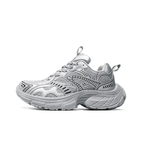 NFL Ultra S массивные кроссовки Low Top Серые Унисекс