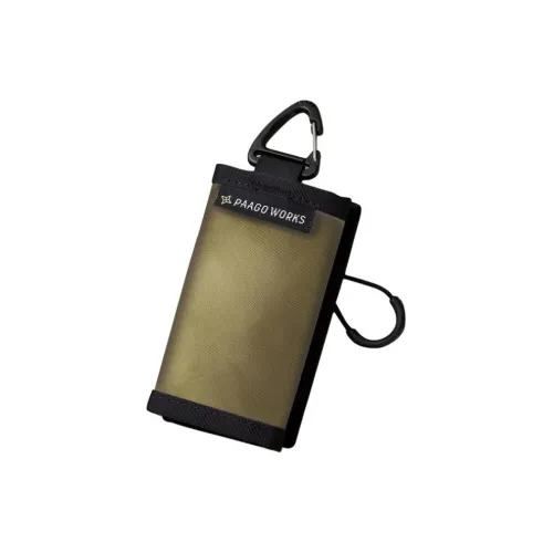 PAAGO WORKS Переработанный полиэстер Кошелек Унисекс Оливковый