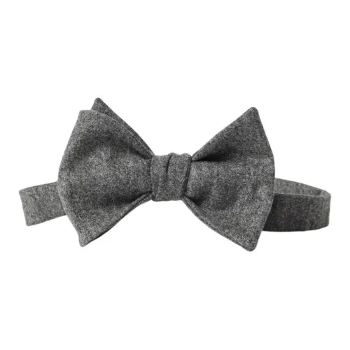 BRUNELLO CUCINELLI Фланель Шерсть Шелк Кашемир Галстуки Мужские Серые