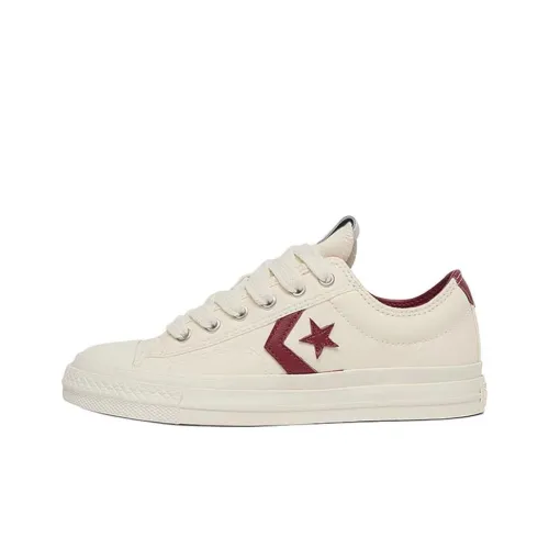 Converse Star Player 76 Устойчивые к истиранию Низкие Кеды Унисекс Бежевые