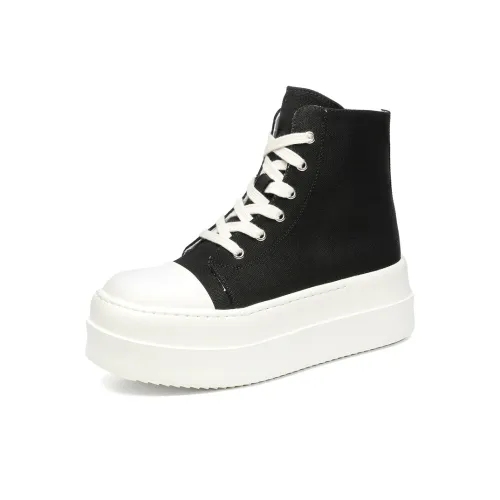 V05 Высокие Кроссовки для Скейтбординга Унисекс Черные