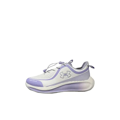 Under Armour Детские беговые кроссовки Low Топ Белый Фиолетовый Kids