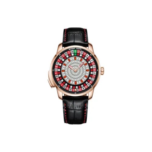 BONEST GATTI Автоматический механический механизм часы с ремешком из коровьей кожи белый циферблат мужские часы