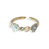 Мягкий язык, цветок, кольцо (синий)